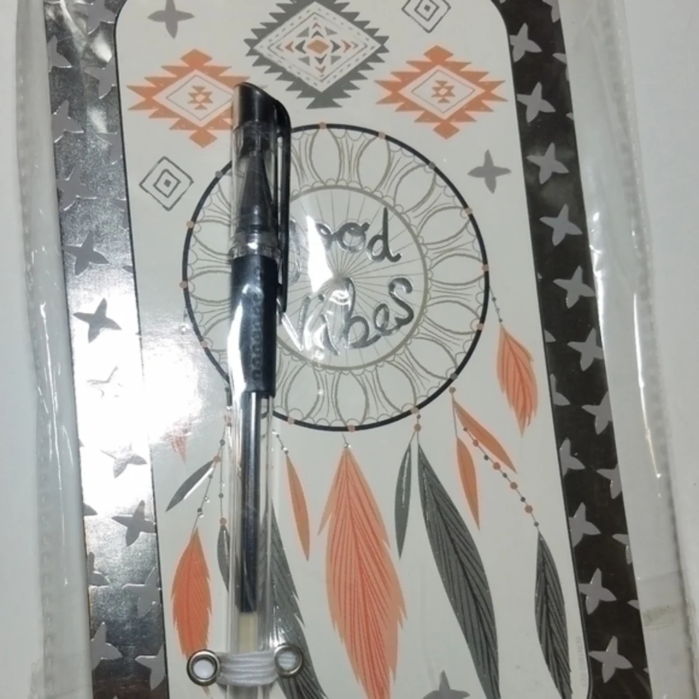 GOOD VIBES Notepad And Gel Pen Duo